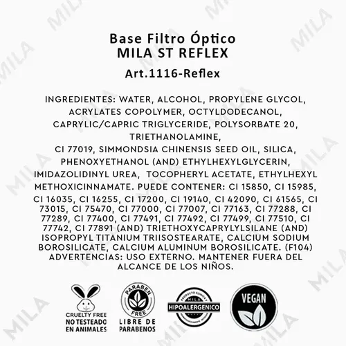 Base Filtro Óptico Mila St Streaming Tono Reflex