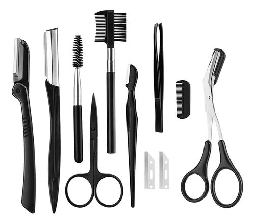 2 Kit De Cejas, 11 En 1 Pro Kit De Cuidado De Cejas Con