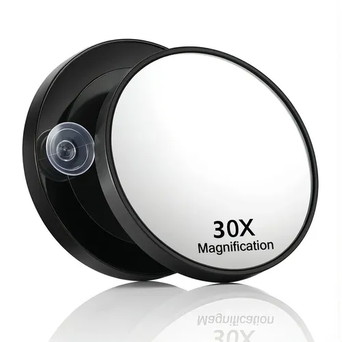Espejo De Aumento 30x Espejo Cosmetico Con Ventosa Para Depi