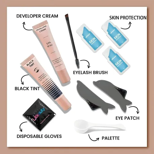 Kit Libeauty Coloración De Pestañas Con Parche De Delfín