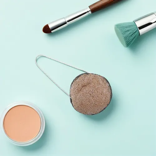Almohadillas Faciales Exfoliantes De Carbón De Bambú, Esponj