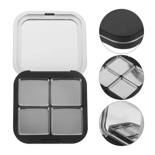 Caja De Almacenamiento De Imán Negro Mudo