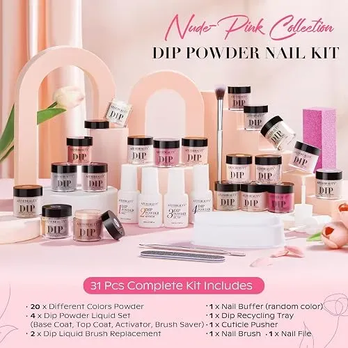 Azurebeauty Kit Polvo Acrílico Para Uñas 31 Piezas 20