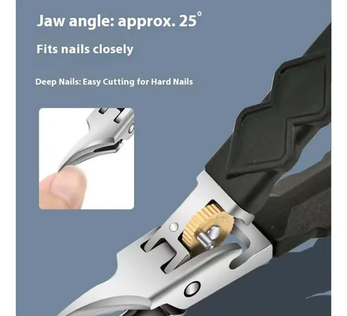 New Long Reach Toenail Clippers Curved Blade For Seniors A