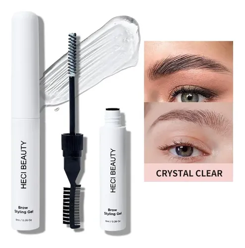 Gel Fijador Para Cejas Con Cepillo Y Peine 3d