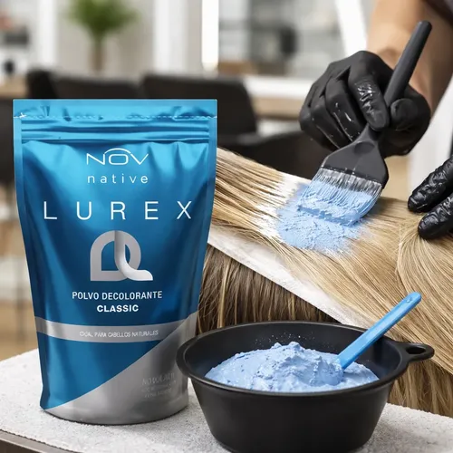 Polvo Decolorante Nov Lurex Classic Azul Profesional 690g