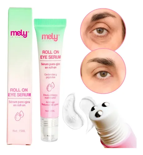 Serum Mely Roll On Hidratante 15ml para Ojeras Contorno de Ojos