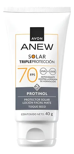 Avon Anew Protector Solar Facial Fps 70 Efecto Mate Protinol