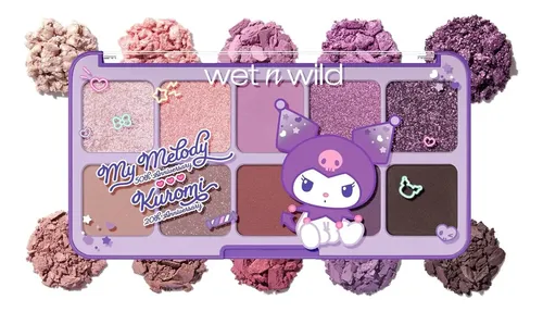 Paleta De Ojos Y Rostro Wet N Wild My Melody Kuromi 10 Tonos