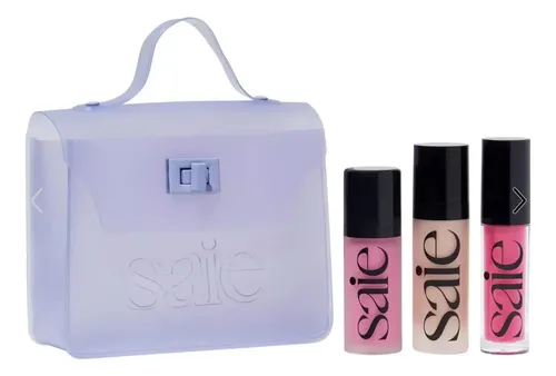 Rubor Líquido Saie Pack 3 Tonos Rosa Brillante 15ml Todo Tipo Piel