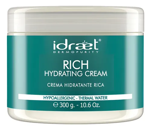 Idraet Rich Hydrating Cream Crema Hidratante Rica 300g -3c