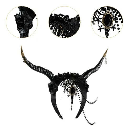 Diadema De Para Mujer, Accesorio Gótico De Antílope,