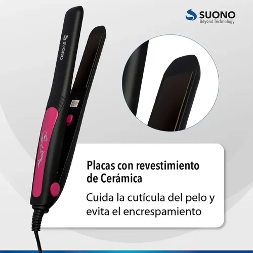 Planchita De Pelo Profesional Portátil Suono 40w 220v