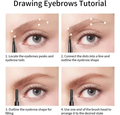 Lápiz De Cejas The Original Brow Wand Marrón Oscuro 14cm