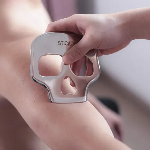 Herramienta Masajeadora Stickon Gua Sha De Acero Inoxidable