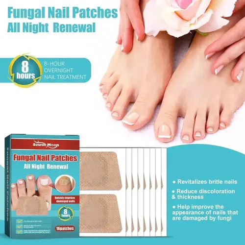 // 3 Parches Para Uñas, De Noche, El Hongo J Kerasal, **