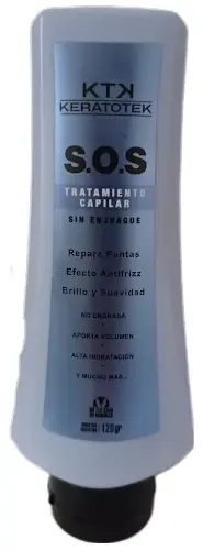Tratamiento Capilar S.o.s Keratotek Sin Enjuague 120g