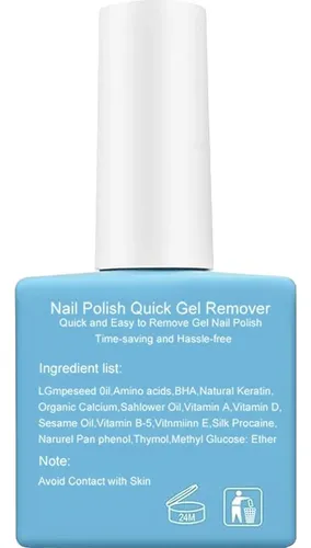 Conjunto Removedor Gel Uñas Bonnechance L