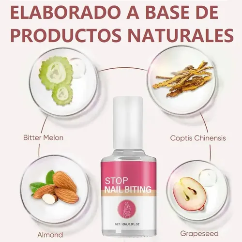No Morderse Mas Las Uñas 100% Calidad Premium Incoloro