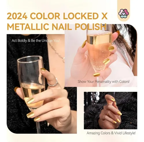 Esmalte Dorado Metálico Saviland 0.34 Oz