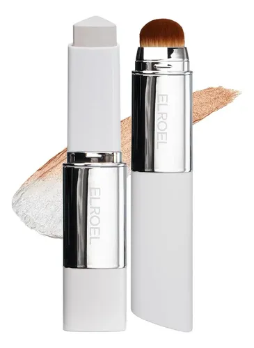 Elroel Base Blanc Cover Cream Stick Con Brocha Integrada 204 Tan