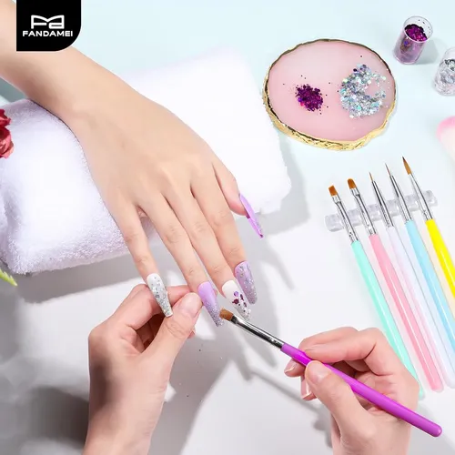 Kit Pinceles Y Herramientas Para Uñas Arte Y Diseño