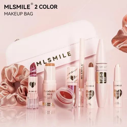 Set De Maquillaje X9 Productos Con Estuche – Mlsmile Set A
