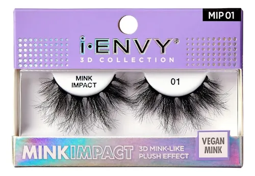 Pestañas Postizas I-envy 3d Mink Impact Veganas Naturales