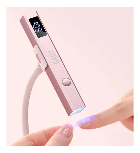 Gaoy Lámpara Uv Led Inalámbrica Rose Gold Para Uñas De