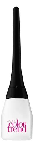 Delineador Líquido Para Ojos Color Trend Avon Acabado Mate Color Negro