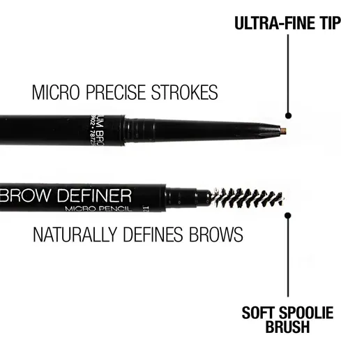 Lápiz Definidor De Cejas Palladio Beauty Marrón Ceniza