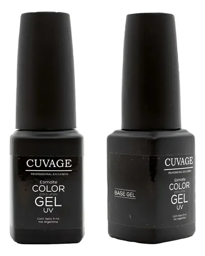 Esmalte De Uñas Semipermanente Base Gel X 1 Cuvage Cabina Uv