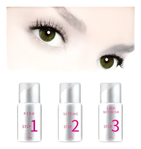 Kit Lifting Permanente Pestañas Cejas Paso 1 y 2 Hipoalergénico Iconsign