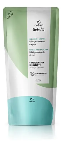 Repuesto Acondicionador Hidratante Natura Tododia Manzana Y Aloe 280 Ml