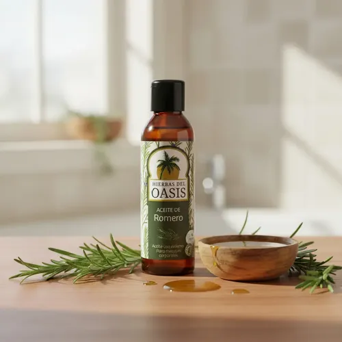 Aceite Masajes De Romero Hierbas Del Oasis 60cc