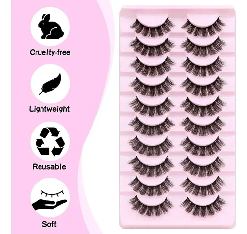 Pestañas Postizas Rusas 10p-d03 Losha Lashes