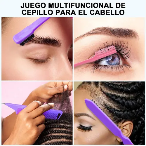 Set De 4 Cepillos De Peluquería Cepillo Para Cabello