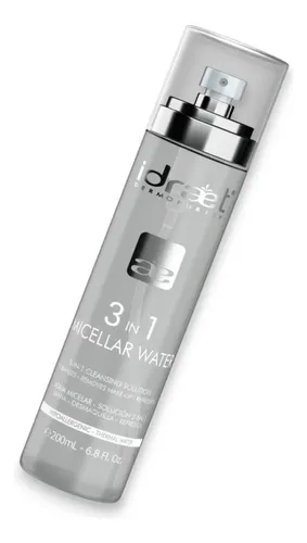 Idraet 3 En 1 Agua Micelar Limpiador Facial Profundo 210 Ml
