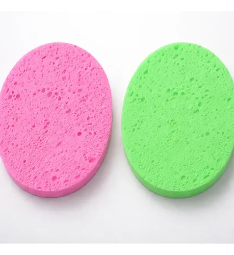 Esponja Cisne Humeda Limpieza Facial Make Up X 2 Un Ovalada