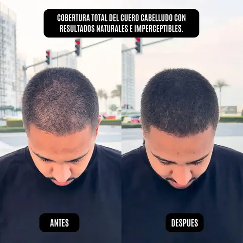 Polvo Capilar Hairgo Negro – Premium Resiste Agua Sudor