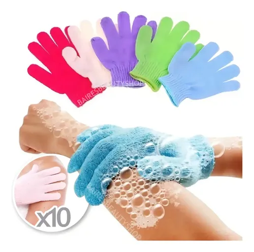 Guante Exfoliante Corporal CT Importados X10 Nailon Ducha Spa