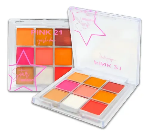 Paleta Sombras Ojos 9 Colores Pink 21 Matte Star Edition