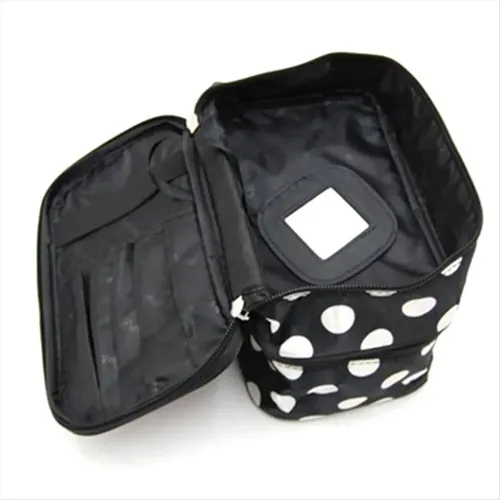 Bolsa De Cosméticos De Gran Capacidad Con Cremallera, Bolsas