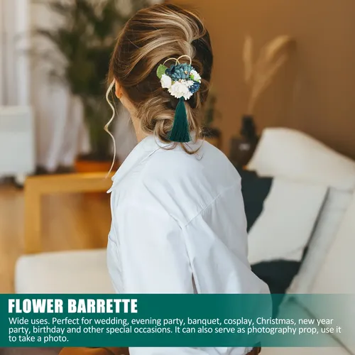 Pinza De Pelo Con Flor De Seda Falsa Estilo Japonés