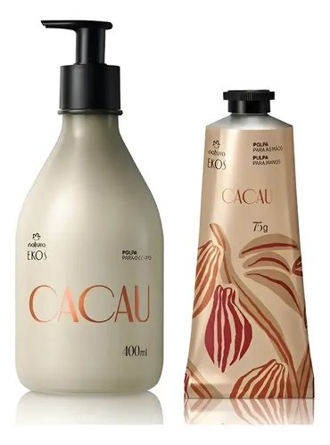 Duo Hidratante Corporal + Manos Natura Ekos Fragancia Cacao