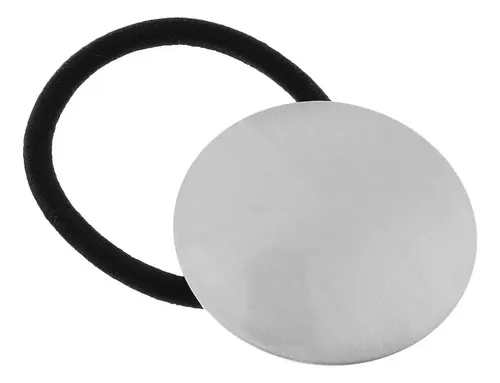 Cabellero Elástico Accesorios Para Peinado Plata 1