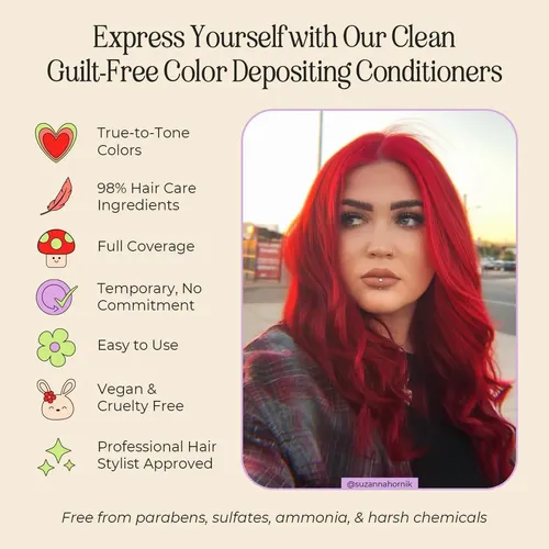 Colorante Semi Permanente Inh Ruby Red Para Cabello