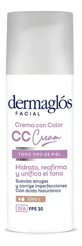 Dermaglos Ultra Age Cc Cream Facial Tono Medio Fps30 50 G