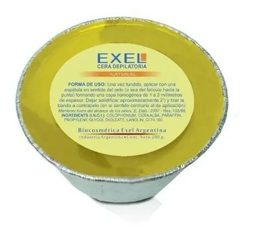 Cera Depilatoria Profesional Exel Elastica Para Depilar 200g