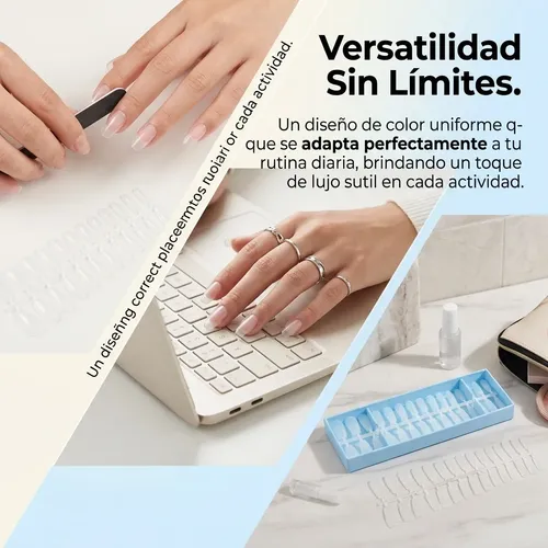 Tips Soft Coffin Mate Para Manicura Profesional 240pcs